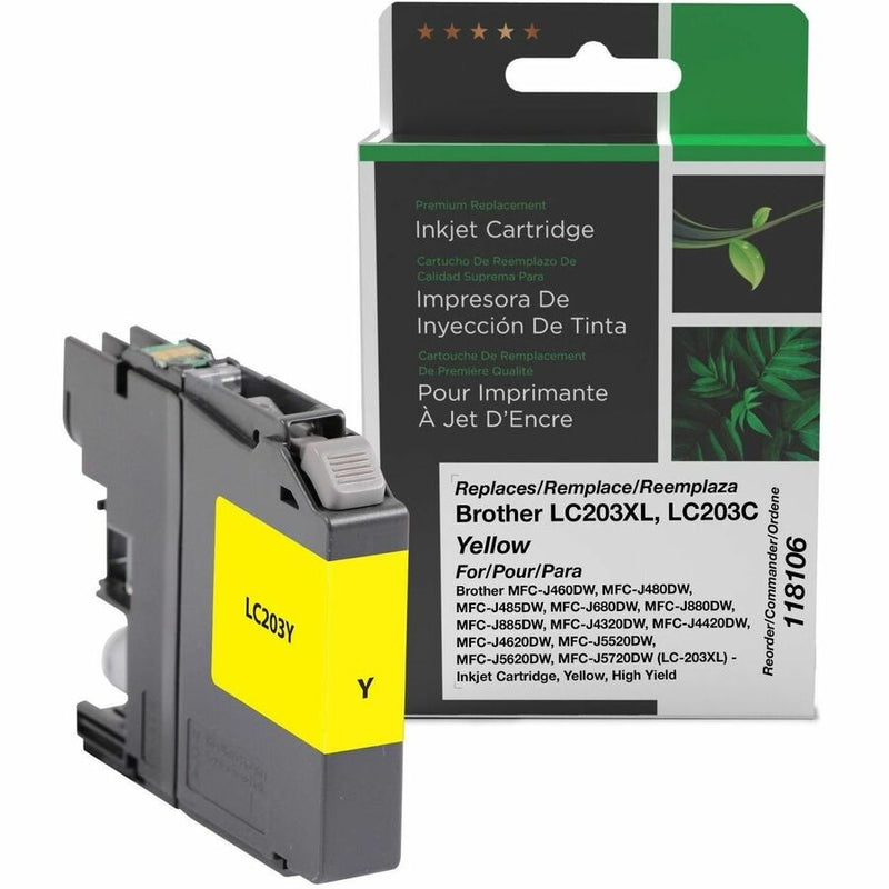 CLOVER IMAGING REMANUFACTURED HIGH YIELD YELLOW INK CARTRIDGE REPLACEMENT FOR BR