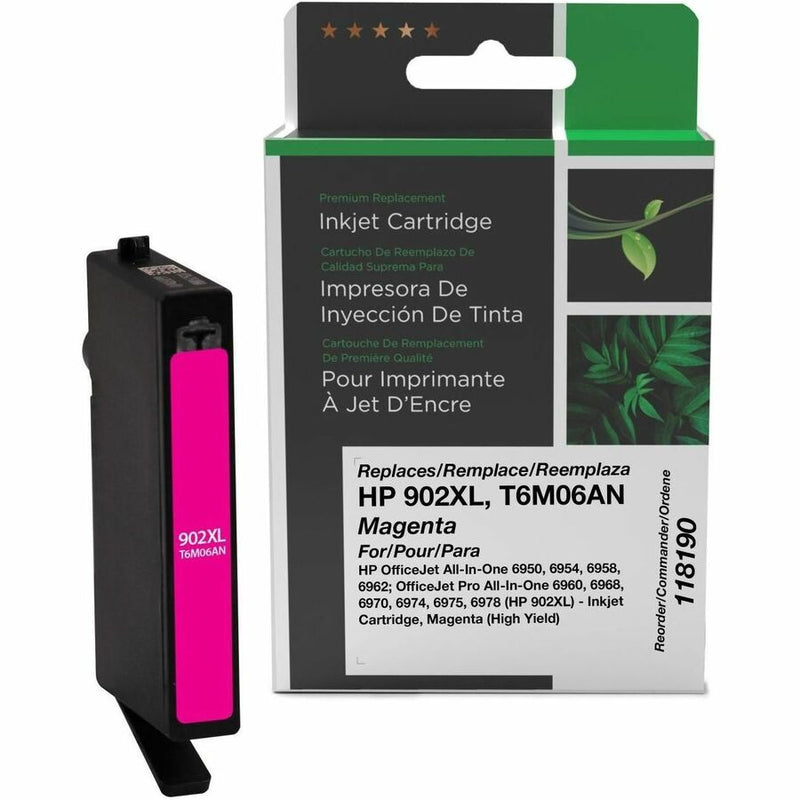 CIG Remanufactured High Yield Inkjet Ink Cartridge 902XL (HP 902XL, HP T6M06AN) - Magenta - 1 Each