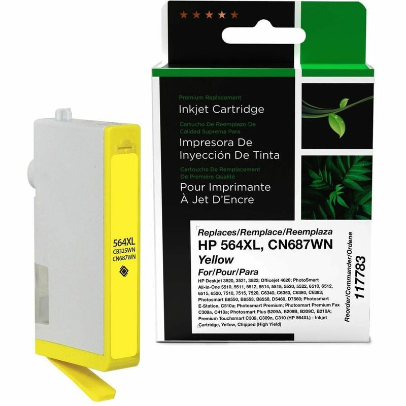 CIG Remanufactured High Yield Inkjet Ink Cartridge 564XL (HP CB325WN, CN687WN) - Yellow - 1 Each
