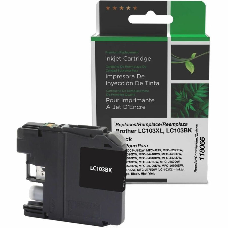 CLOVER IMAGING NON-OEM NEW HIGH YIELD BLACK INK CARTRIDGE REPLACEMENT FOR BROTHE