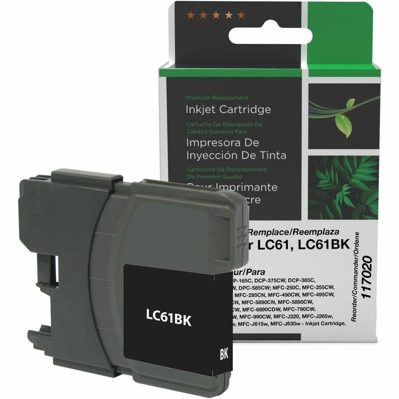 CLOVER IMAGING REMANUFACTURED BLACK INK CARTRIDGE REPLACEMENT FOR BROTHER LC61