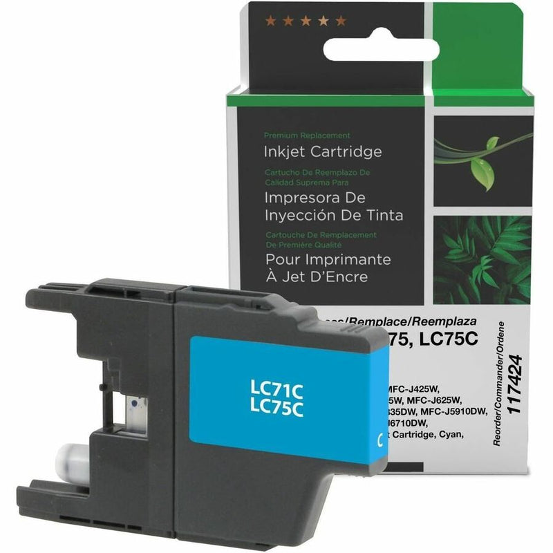 CLOVER IMAGING NON-OEM NEW HIGH YIELD CYAN INK CARTRIDGE REPLACEMENT FOR BROTHER