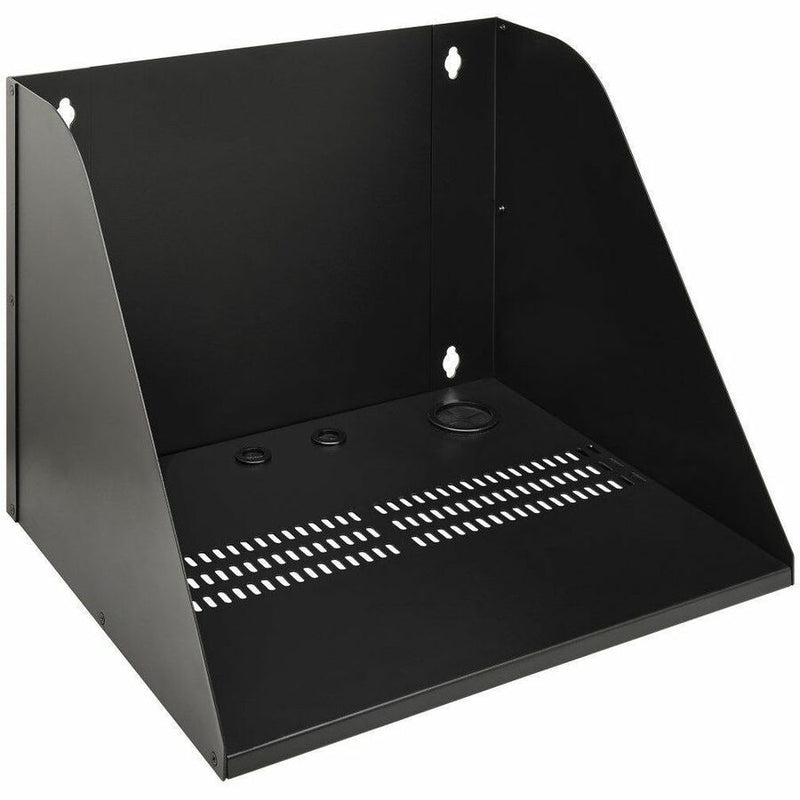 Tripp Lite series SRWOSHELFSM Mounting Shelf for Network Equipment, Rack, Router, Switch, Server - Black