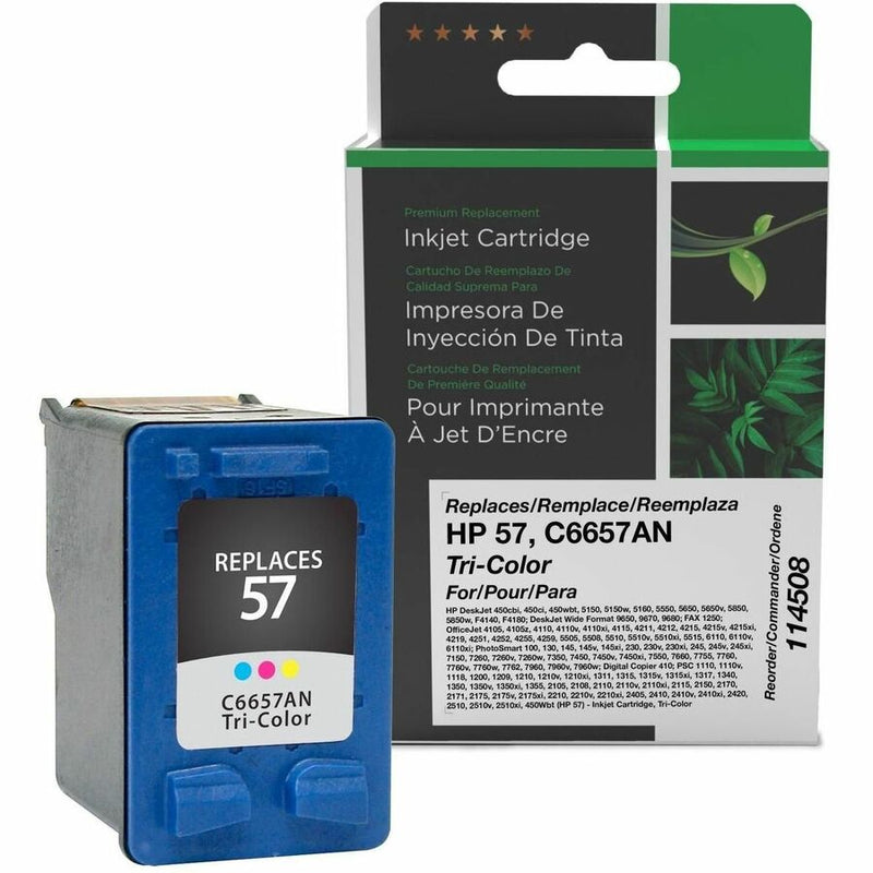 CIG Remanufactured Inkjet Ink Cartridge C6657AN - Tri-color Each