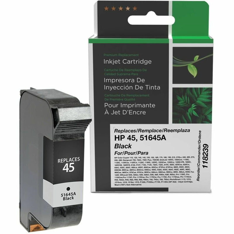 CIG Inkjet Ink Cartridge 51645A - Black Each