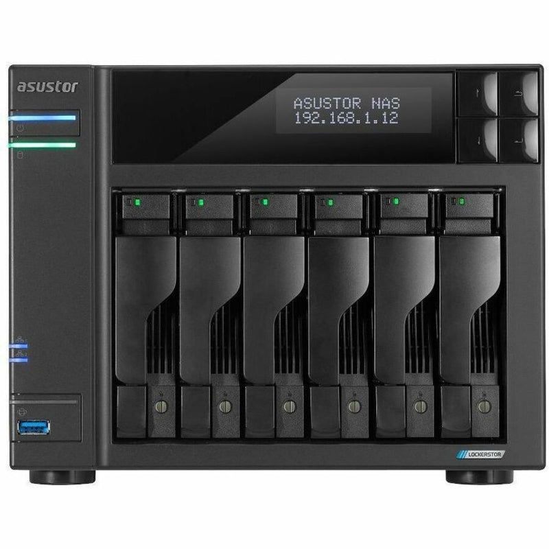 Asustor Lockerstor 6 Gen 2 AS6706T 6 Bay NAS, Quad-Core 2.0GHz, Dual 2.5GbE Port