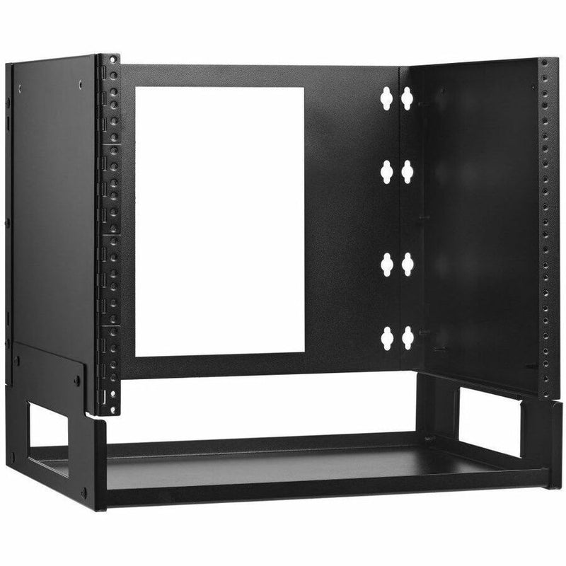 Tripp Lite series SmartRack SRWO8UBRKTSHELF Mounting Bracket for Patch Panel, Switch, Router, UPS, Network Switch, Rack Equipment, Wireless Access Point - Black