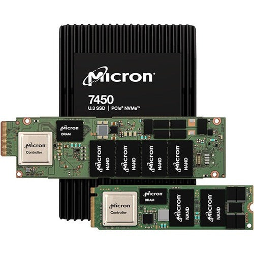 MICRON 7450 MAX 3200GB NVME U.3 (15MM) NON-SED ENTERPRISE SSD SINGLE PACK