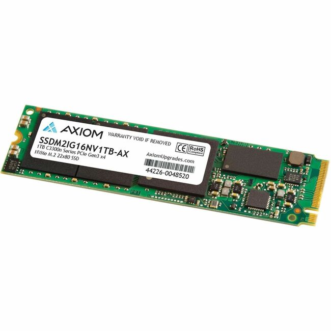 Disque SSD Axiom C3300n 1 To - M.2 2280 interne - PCI Express NVMe (PCI Express NVMe 3.0 x4) - Conforme TAA