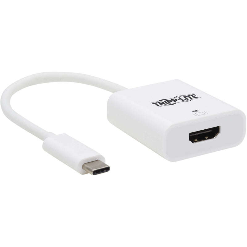 Tripp Lite USB-C to HDMI Adapter (M/F) - 8K, HDR, 4:4:4, HDCP 2.3, White