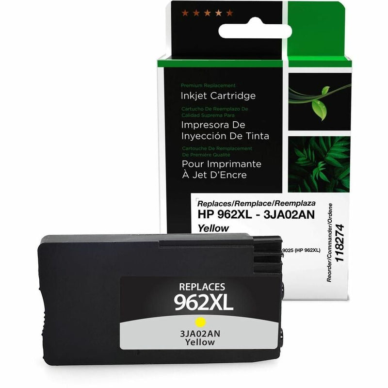 CIG Remanufactured High Yield Inkjet Ink Cartridge 3JA02AN - Yellow Each