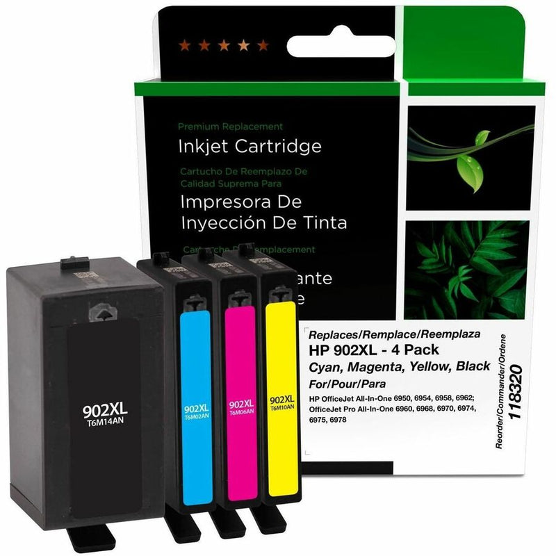 CIG Remanufactured High Yield Inkjet Ink Cartridge T6M02AN, T6M06AN, T6M10AN, T6M14AN - Black, Cyan, Magenta, Yellow Each