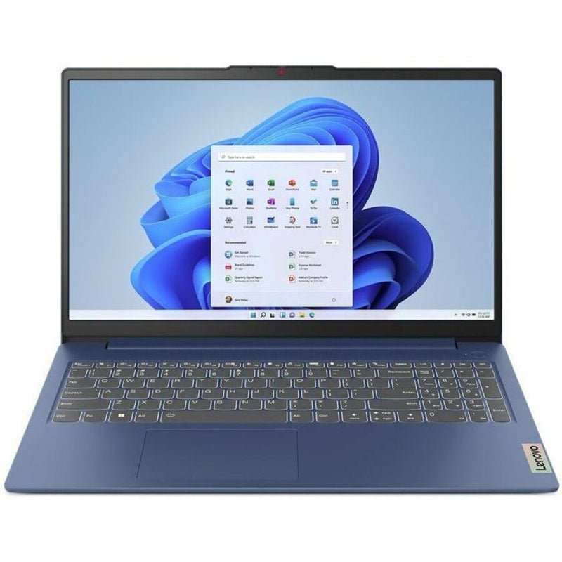 Lenovo IdeaPad Slim 3 15AMN8 82XQ008RCF 15.6" Notebook - Full HD - 1920 x 1080 - AMD Ryzen 3 7320U Quad-core (4 Core) 2.40 GHz - 8 GB Total RAM - 8 GB On-board Memory - 512 GB SSD - Abyss Blue