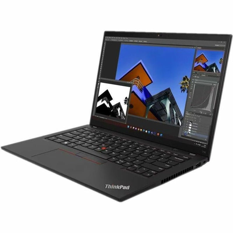 Lenovo ThinkPad T14 Gen 4 21K30006CA 14" Touchscreen Notebook - WUXGA - AMD Ryzen 7 PRO 7840U - 16 GB - 512 GB SSD - French Keyboard - Thunder Black
