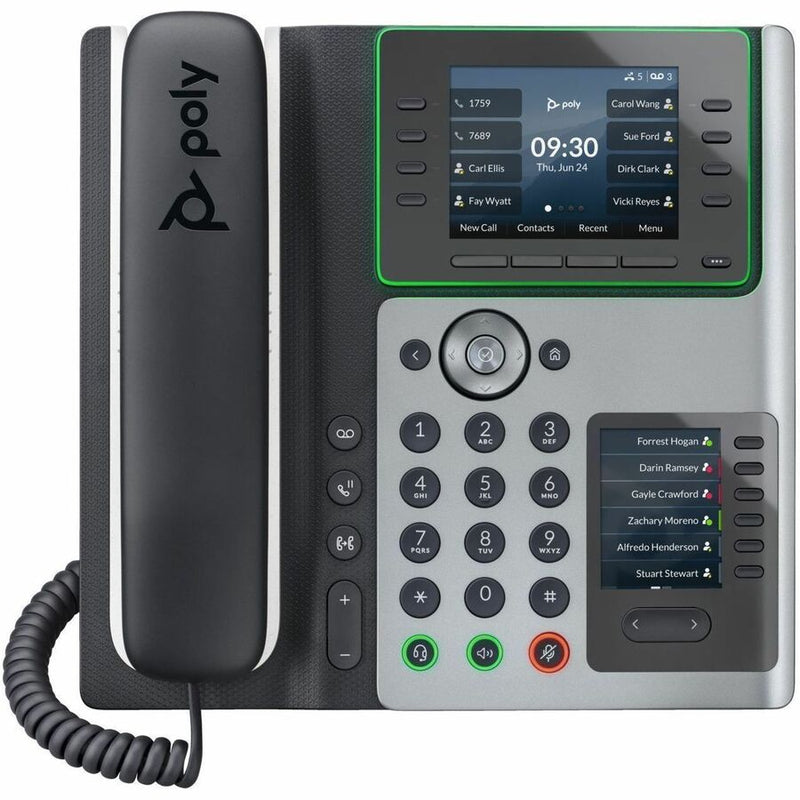 Poly Edge E400 IP Phone - Corded - Corded - Desktop
