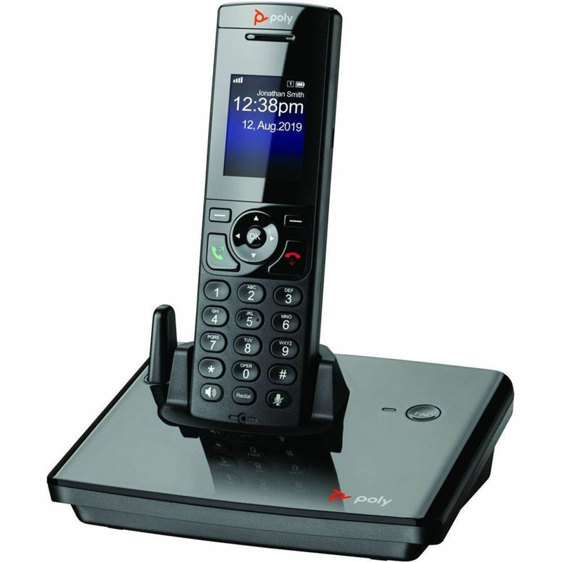 KIT STATION DE BASE DECT HP POLY VVX D230 ET COMBINÉ DE TÉLÉPHONE DECT AVEC ALIMENTATION ÉLECTRIQUE -