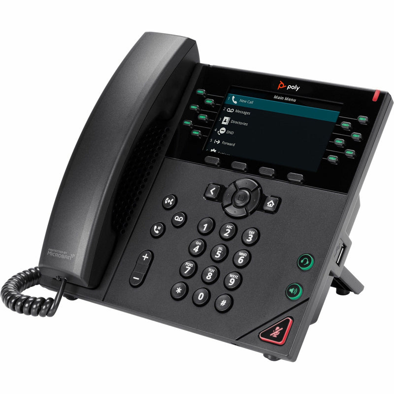 HP POLY VVX 450 12-LINE IP PHONE AND POE-ENABLED-WW