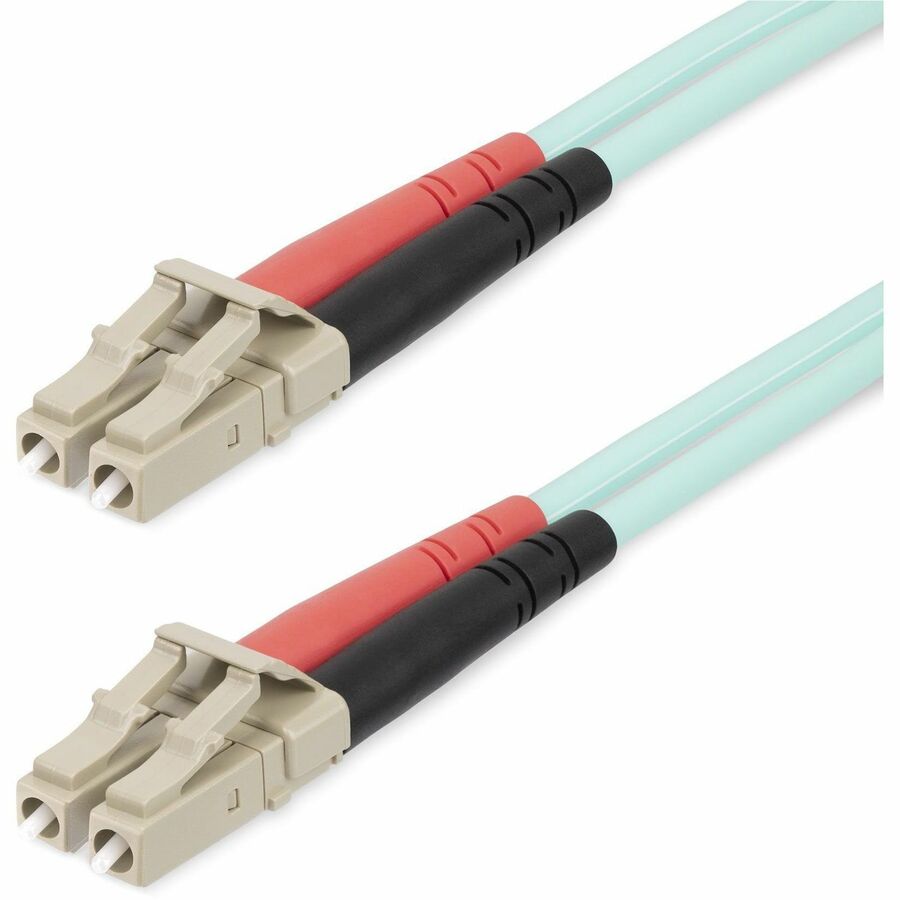 StarTech.com 20m (65ft) LC/UPC to LC/UPC OM4 Multimode Fiber Optic Cab ...