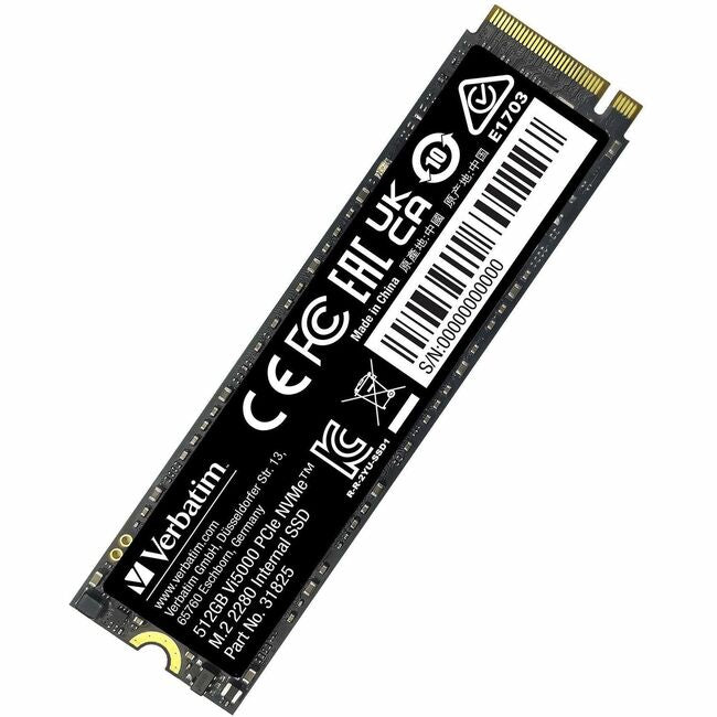 VERBATIM 512GB VI5000 PCIE NVME M.2 SSD