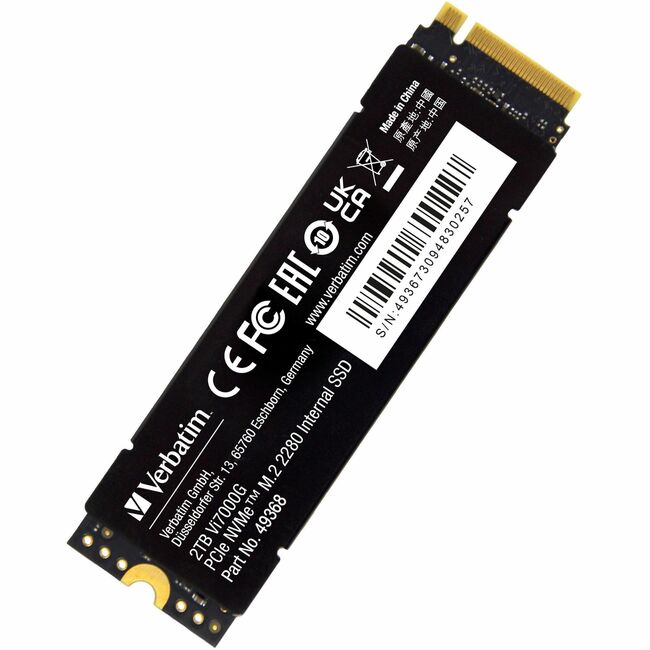 VERBATIM 2TB VI7000G PCIE NVME M.2 SSD