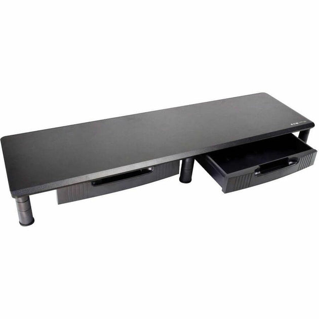 Tripp Lite series Extra-Wide Dual-Monitor Riser with Storage Drawers ...
