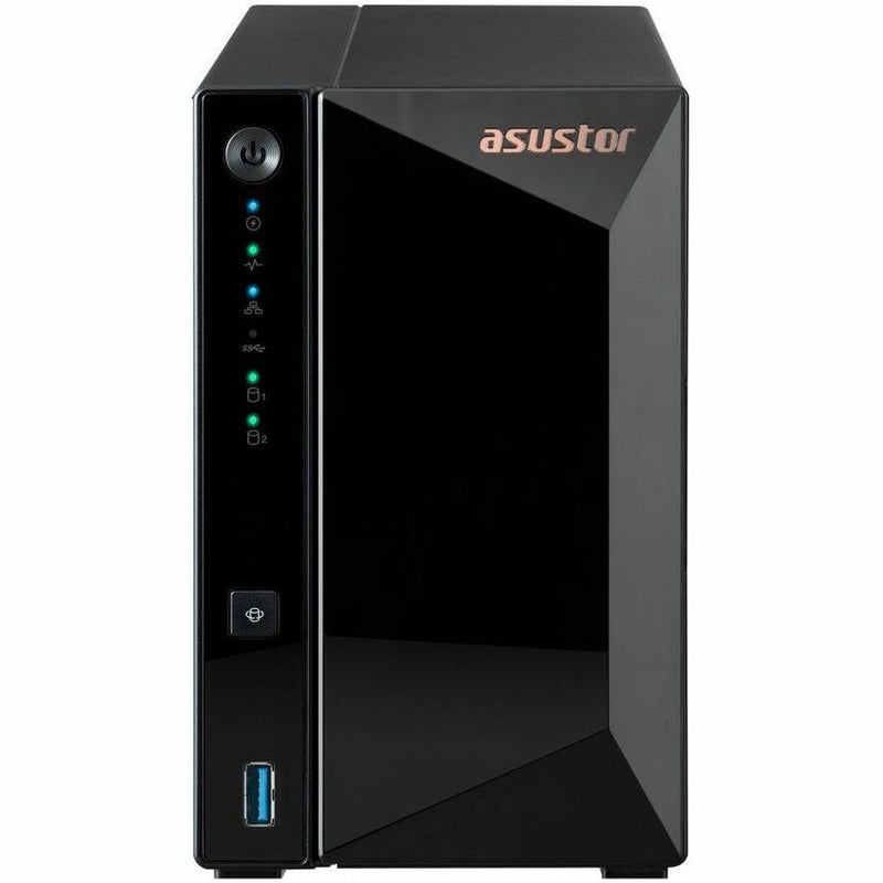ASUSTOR DRIVESTOR 2 PRO GEN2 AS3302T V2 2 BAY NAS, QUAD-CORE 1.7GHZ CPU, 2.5GBE