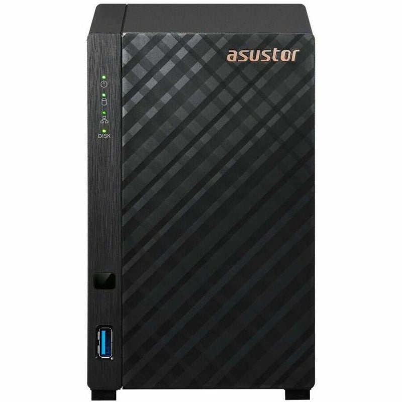 ASUSTOR DRIVESTOR 2 LITE AS1102TL 2 BAY NAS, QUAD-CORE 1.7GHZ CPU, 1GBE PORT, 1G
