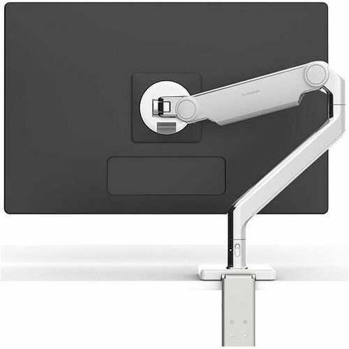 M2.1 MONITOR ARM FOR SINGLE MONITOR WITH M/CONNECT 3 CHARGING HUB + DOCK - SILVE