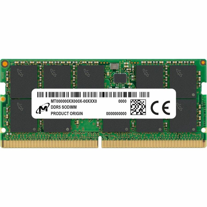 MICRON DDR5 ECC SODIMM 32GB 2RX8 5600 CL46 (16GBIT) (SINGLE PACK)