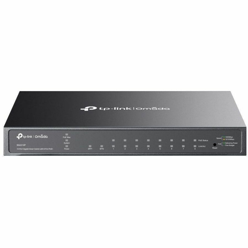 Omada 10-Port Gigabit Smart Switch with 8-Port PoE+
