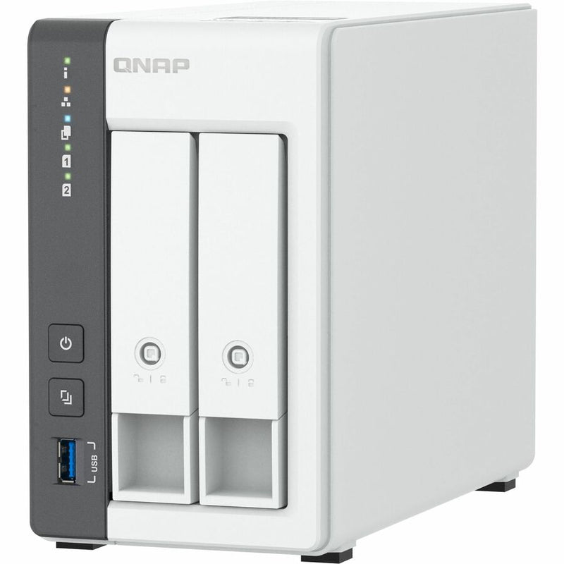 QNAP TOWER NAS 2 BAY NAS ARM CORTEX-A55 4C, MALI-G52 GPU, 2 X SATA 6GB/S 3.5IN/2