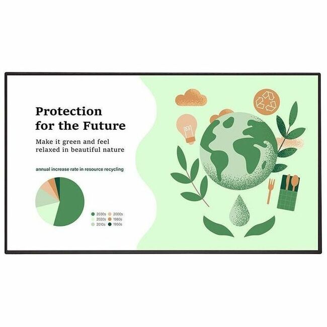 LG 55" UM5N-E Series UHD Signage with Enhanced Security Features & webOS&#8482; 6.0