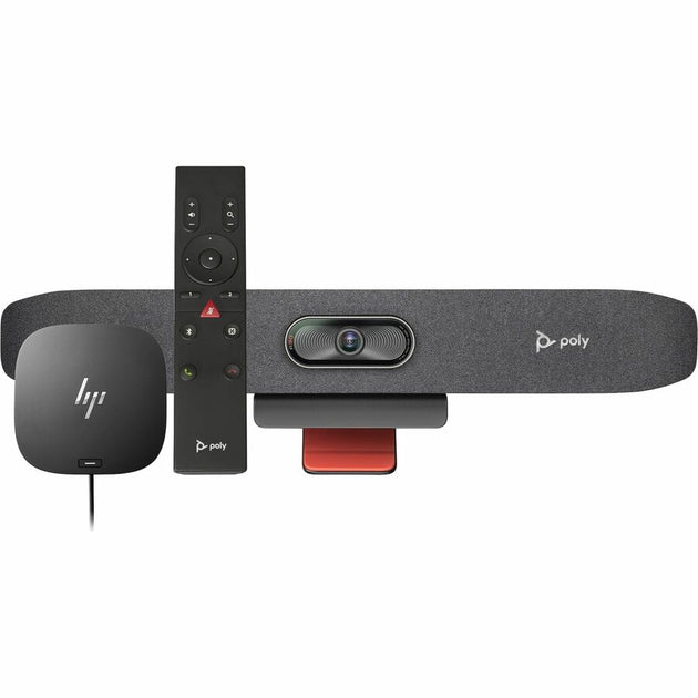 Poly Studio R30 USB Video Bar and BT Remote with HP USB-C Dock G5 ...
