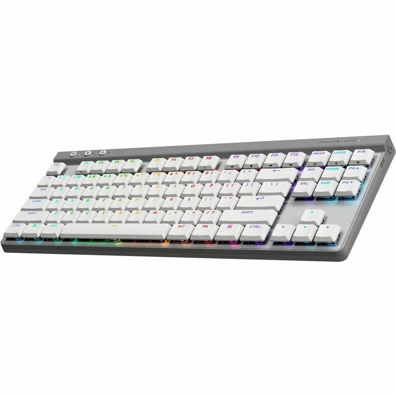LOGITECHJ G515 LIGHTSPEED TKL GAMING KEYBOARD TACTILE (WHITE)