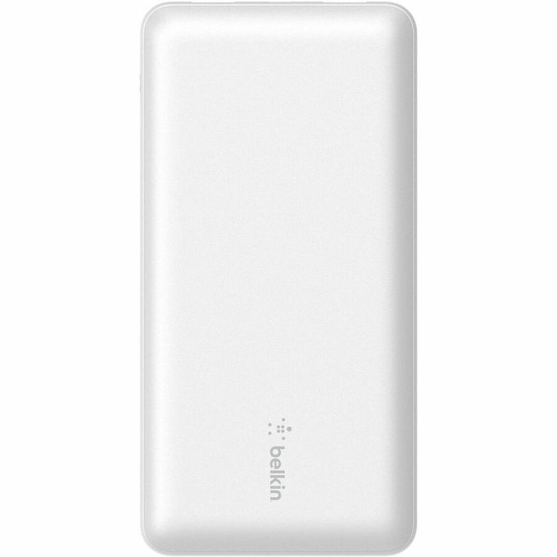 Belkin 15W 3-port USB Power Bank - 20K mAh - 2xUSB-A (12W), 1xUSB-C (15W) - Portable Charger - w/ USB-A to USB-C Cable - White