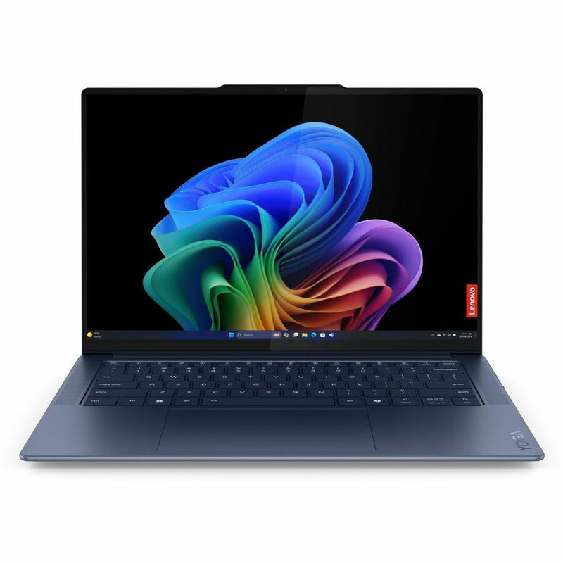 Lenovo Yoga Slim 7 14Q8X9 83ED0002CF 14.5" Touchscreen Copilot+ PC Notebook - 3K - Qualcomm Snapdragon X Elite X1E-78-100 - 16 GB - 512 GB SSD - French, English Keyboard - Cosmic Blue