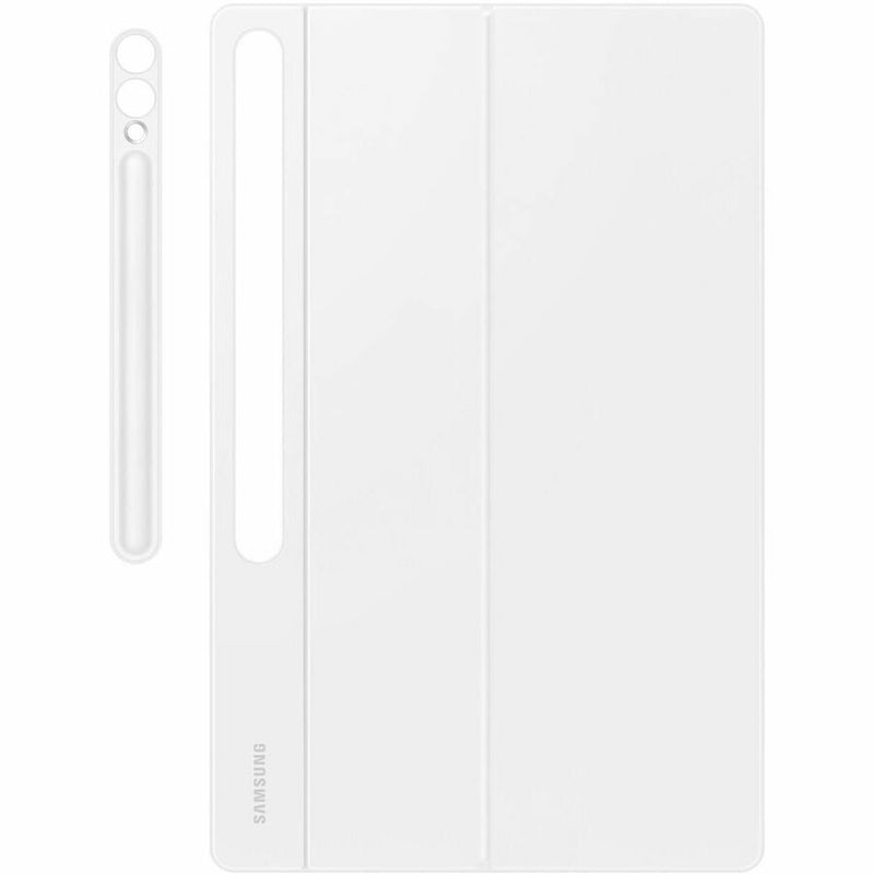 Samsung Keyboard/Cover Case (Book Fold) Samsung Galaxy Tab S10 Ultra, Galaxy Tab S9 Ultra Tablet - White