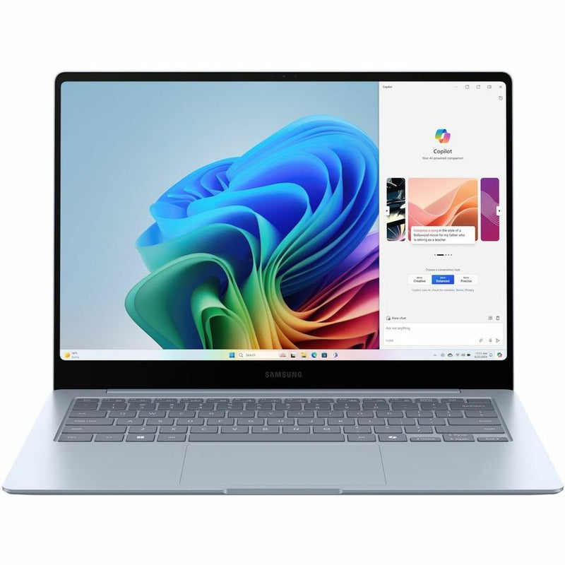 Samsung Galaxy Book4 Edge NP944XMA-MC1CA 14" Touchscreen Copilot+ PC Notebook - WQXGA+ - Qualcomm Snapdragon X Elite X1E-80-100 - 16 GB - 512 GB Flash Memory - Sapphire Blue