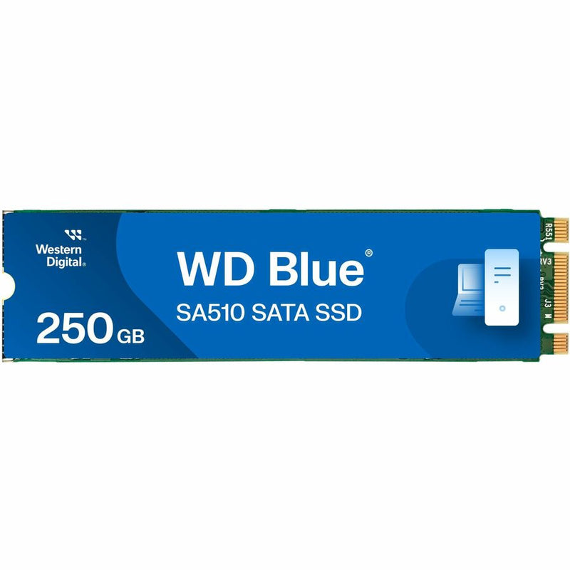 Disque SSD WD Blue SA510 WDS250G3B0B 250 Go - M.2 2280 interne - SATA (SATA/600)