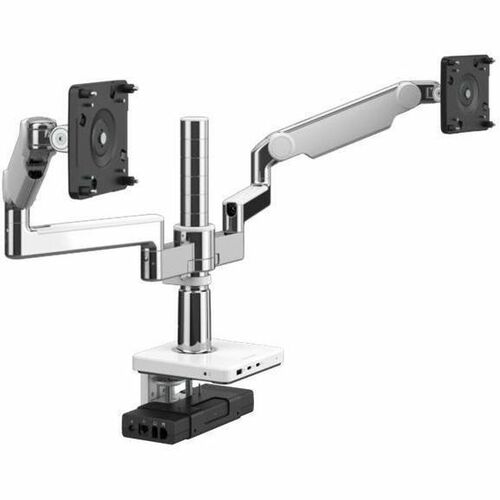 M/FLEX FOR DUAL M2.1 MONITOR ARMS WITH M/CONNECT 3 PRO-DOCK, CLAMP MOUNT, POLISH