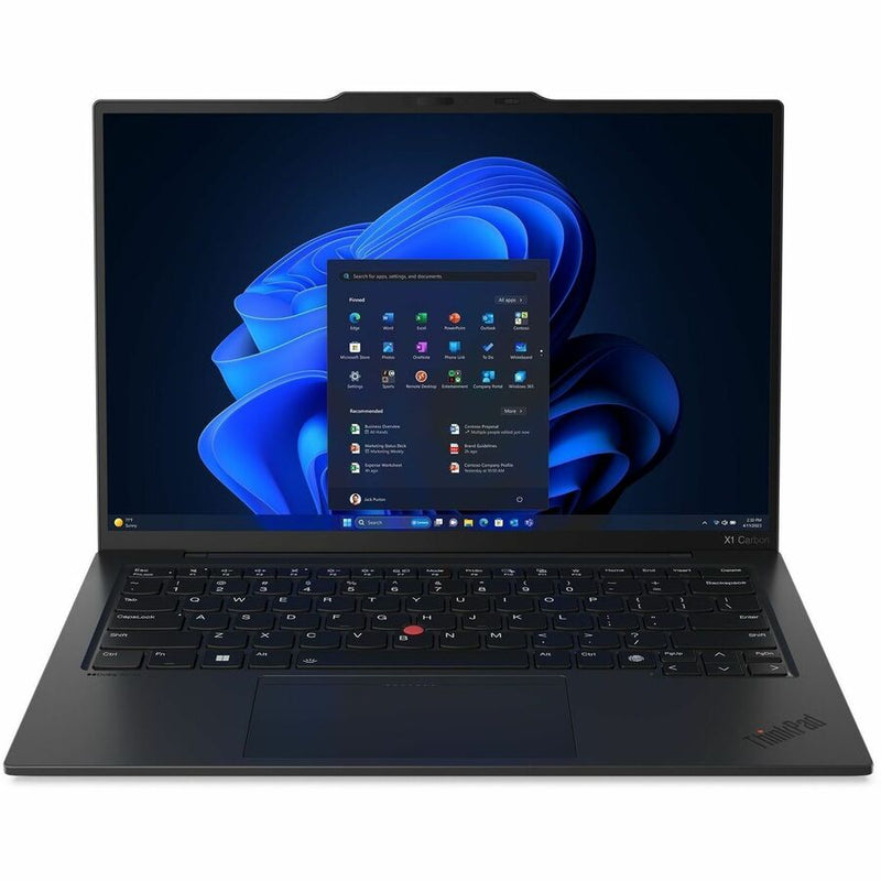 Lenovo ThinkPad X1 Carbon Gen 12 21KC00B1CA 14" Touchscreen Notebook - WUXGA - Intel Core Ultra 7 165U - vPro Technology - Intel Evo Platform - 32 GB - 512 GB SSD - French Keyboard - Black Paint