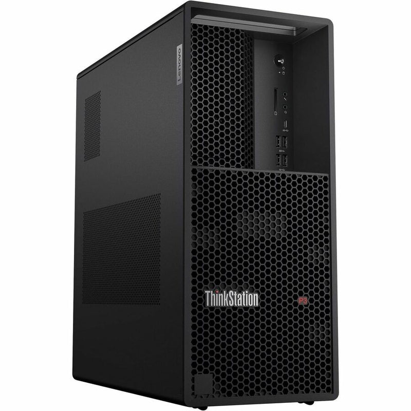 Lenovo ThinkStation P3 30GS00GRCA Workstation - 1 Core i7 14th Gen i7-14700 - vPro Technology - 16 GB - 512 GB SSD - Tower - Black