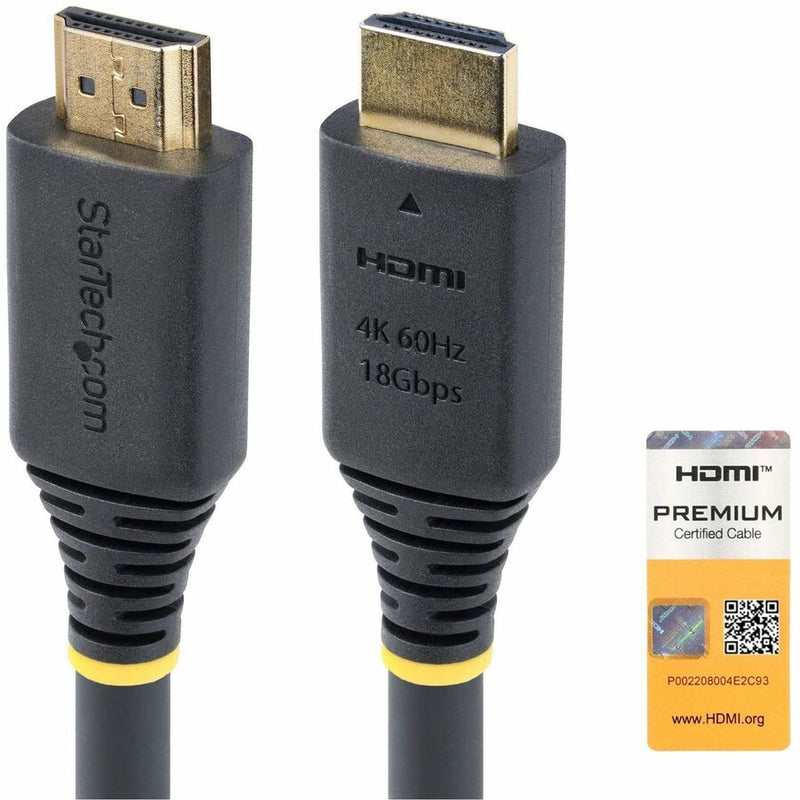 STARTECH 5M (16.4FT) PREMIUM CERTIFIED HIGH SPEED HDMI CABLE, 4K 60HZ/1440P 144H