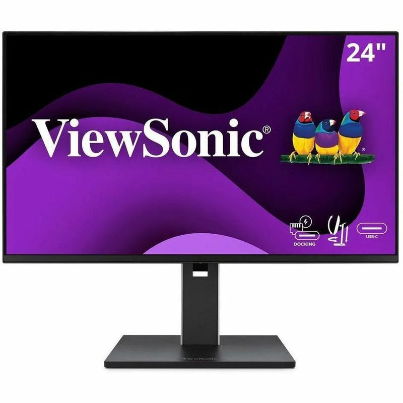 VIEWSONIC 24IN 1080P IPS ERGONOMIC DOCKING MONITOR,100W USB-C, RJ45, DAISY CHAIN