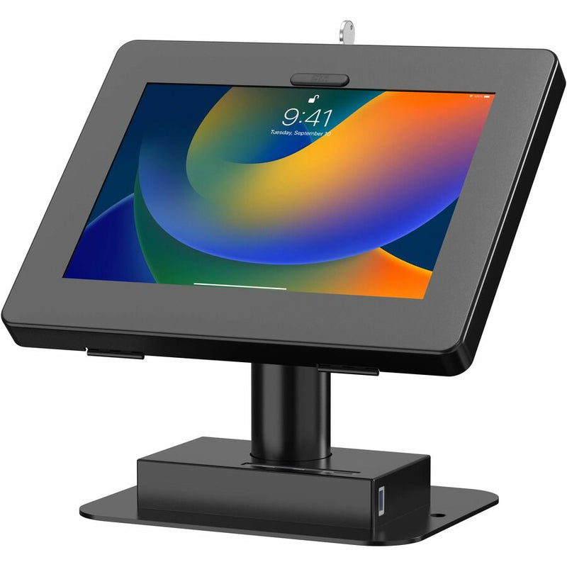 CTA Digital Desk Mount for Tablet, Kiosk, Enclosure, Holder - Landscape/Portrait