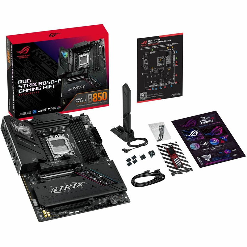 ASUS ROG STRIX B850-F GAMING WIFI AMD RYZEN 9000, 8000 AND 7000 SERIES AM5 DDR5