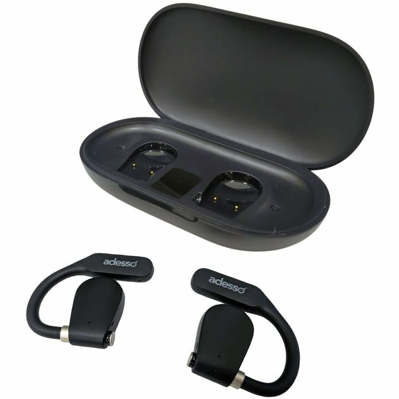 Adesso Xtream T4 Open-Ear Bluetooth Earbuds with Charging Case