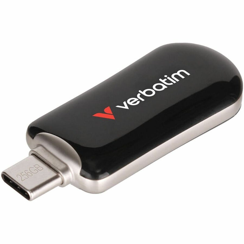 VERBATIM 256GB PLECTRA USB-C FLASH DRIVE - BLACK