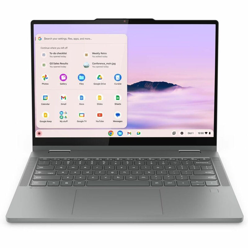 Lenovo 14IRU10 83LL000LUS 14" Touchscreen Convertible 2 in 1 Chromebook - WUXGA - Intel Core 5 120U - 8 GB - 256 GB SSD - English Keyboard - Luna Gray