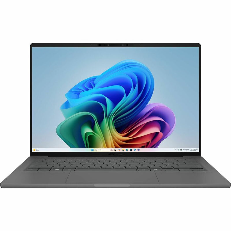 Asus Zenbook A14 UX3407 UX3407QA-DS51-CA 14" Copilot+ PC Notebook - WUXGA - Qualcomm Snapdragon X X1-26-100 - 32 GB - 1 TB SSD - Iceland Gray